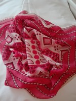 Pure silk scarf, 90 x 85 cm