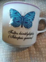 Alföldi pillangós  teás csésze