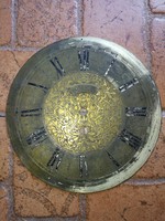 Barokk rokokó vésett mótivum óra számlap, 1 súlyos , rugós néma könyvtàr óra!  Bécsi barokk,