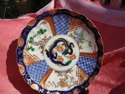 Antik japán Imari porcelán tányér