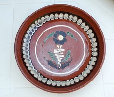 Ceramic bowl, wall plate d27 cm