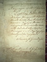 Nagypécsej 1846 július 29. Kérelem Lipthay Endre esztergomi főkáptalan Kanonokhoz 