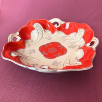 Schlegelmilch német porcelán tál - piros színben