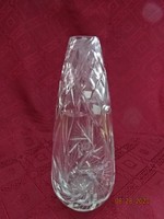 Német ólomkristály váza, magassága 25 cm. Vanneki!