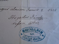 ZA316.14  Régi irat   MAGYARALMÁS Hegedűs János 1885 - Mária Deső (Lopán)
