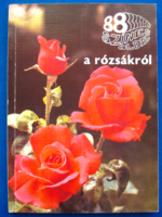 3 db könyv kertészkedőknek: 88 színes oldal a rózsákról, a virágos díszcserjékről és a sziklakertről