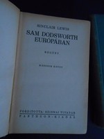 Sinclar Lewis: Sam Dodsworth Európában I-II.