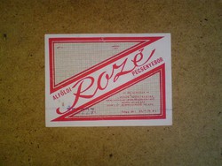 Régi boros címke 1975