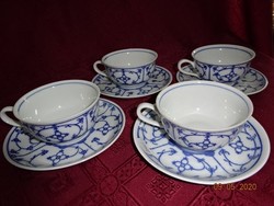 Winterling Bavarian German porcelain tea cup + saucer, cup diameter 9.5 cm. Four pieces. He has!