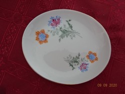Hollóházi porcelán tavaszi virágmintás tálka, asztalközép, mérete 12 x 10 x 2 cm. Vanneki!