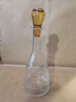 Régi boros üveg, hibátlan állapotban, 20 cm magas, 8 cm átmérő