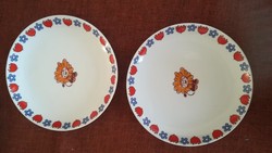 Gyermek tányérok oroszlán motivummal