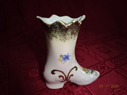 PM minőségi, német porcelán, kézzel festett csizma, magassága 7,5 cm. Vanneki!