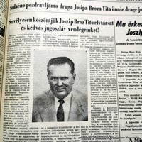 1964 9 11  /  Ma érkezik Joszip Broz Tito Tito  /  NÉPSZABADSÁG  /  Ssz.:  17355