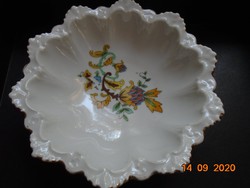 -50% MZ Altrohlau Lace Embossed Bowl Hand-Painted Persian Flower Pattern