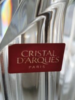 Ólomkristály  x váza, francia CRISTAL D'ARQUES Paris