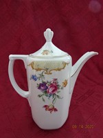 TK Thum Bohemia  csehszlovák első osztályú antik  porcelán teáskanna. Jelölése: 1370/1. Vanneki!