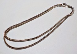 Gyönyörű fonott 925-ös ezüst nyaklánc