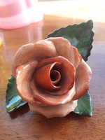 Minimálisan sérült retro Herendi porcelán rózsa