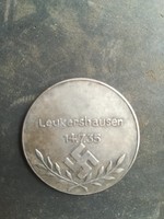 Náci Hitler, Hindenburg  Leukershausen emlékérem, 3, 2cm átmérő!
