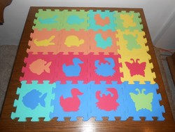 Szőnyeg játszószőnyeg puzzle kirakó habszivacs állatos gyerekjáték