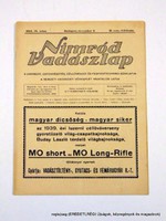 1941 december 1  /  NIMRÓD VADÁSZLAP  /  E R E D E T I, R É G I Újságok Ssz.:  12596