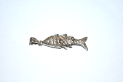 Silver fish pendant