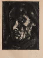 Uitz Béla (1892-1944): Önarckép.