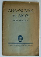 ABA-NOVÁK VILMOS NYOLC RÉZKARCA 1923 KÖNYV KÖZEPES ÁLLAPOTBAN