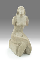 Frederick Matzon (1909-1986): Seated female nude torso