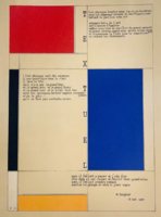 Piet Mondrian limitált kiadású litográfia (1961-ben készült) - Villám licit, minimál ár nélkül!