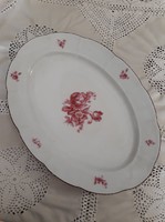 Large antique Meissen serving bowl, marked, 40 cm x 28 cm