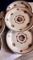 Zsolnay Pastry Set, New, Rose Pattern