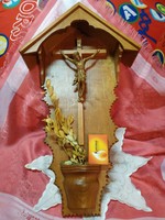 Fali fa házi oltár Jézussal