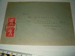 1945 48 as Németország szovjet megszállásí zóna levél orosz macis bélyeggel KIÁRUSÍTÁS