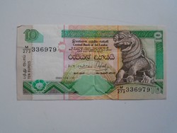 G029.131  Bankjegy  - Sri Lanka  (Ceylon)  10 rupees 2001 