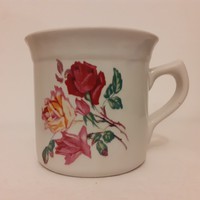 Drasche rózsás bögre, nagy, vastagfalú porcelán