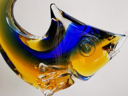 LEÁRAZTAM!!! Régi muránói üveg hal levélnehezék