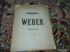 Sheet music - weber - oberon - piano solo