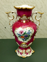 Barokk Hollóházi váza gyönyörű darab