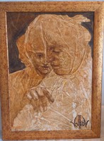 Mikhail volkov thinkers 2014, framed painting