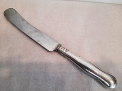Nagyméretű antik ezüst nyelű kés