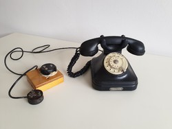 Régi tárcsás bakelit telefon
