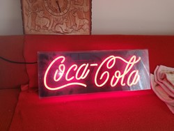  világítós neon Coca Cola reklám tábla 