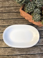Retro “menza” tányér, fehér