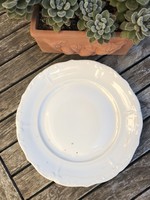 NYÁR VÉGI KIÁRUSÍTÁS!  Szép szélű régi krém fehér tányér