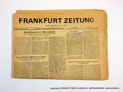 1961 április 4  /  FRANKFURT ZEITUNG  /  regiujsag (EREDETI Külföldi újságok) Ssz.:  12102
