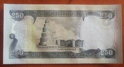 Irak 250 dinar UNC 2013