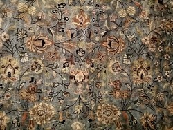 250 x 250 cm kézi csomozasu szőnyeg eladó kék színű 
