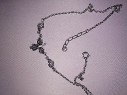 Antik ezüst ékszer, filigrán kollié, női nyaklánc, antique silver necklace, filigree collier